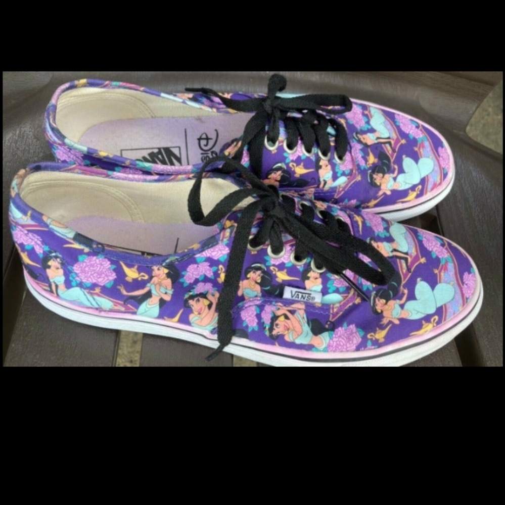 Disney jasmine Aladdin vans shoes w9